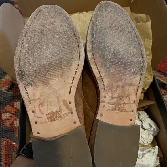 Frye Emory Oxfords Nutmeg Suede 7 - Picture 5 of 10